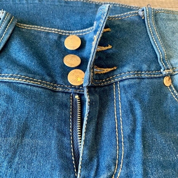 Sugah & Honey  jeans blue wash denim sweetheart fit jeans size 5 - Picture 6 of 9